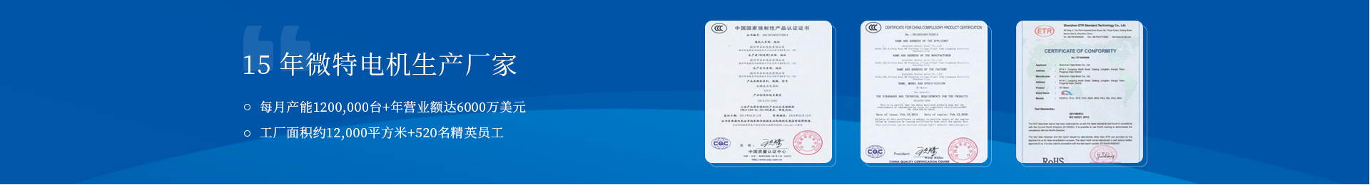 15年微特電機生產廠家